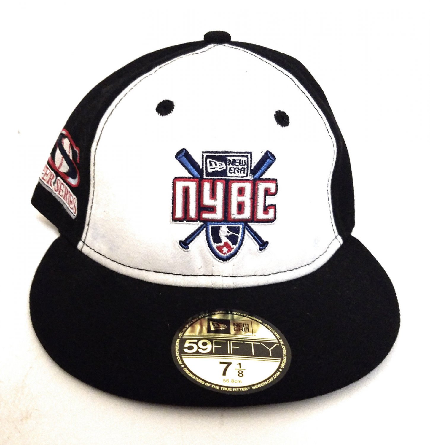 New Era 59FIFTY NYBC World Series Black & White Caps