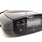 Timex Indiglo Dual Alarm T433B AM/FM Clock Radio Battery Emergency Back Up