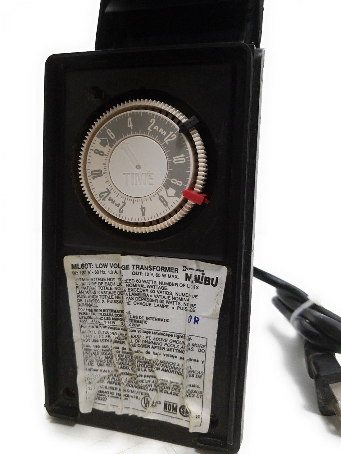 ML60T Intermatic Low Voltage Lighting 60 Watt Transformer Timer