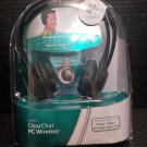 New Logitech ClearChat Wireless USB Computer Headset - 981-000068