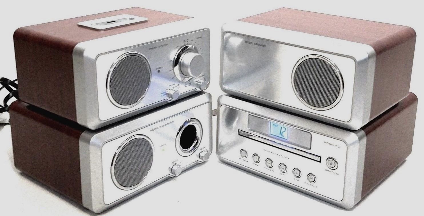 iFidelity IPOD Audio Executive Stackable Component System - CD & AM FM -With Box