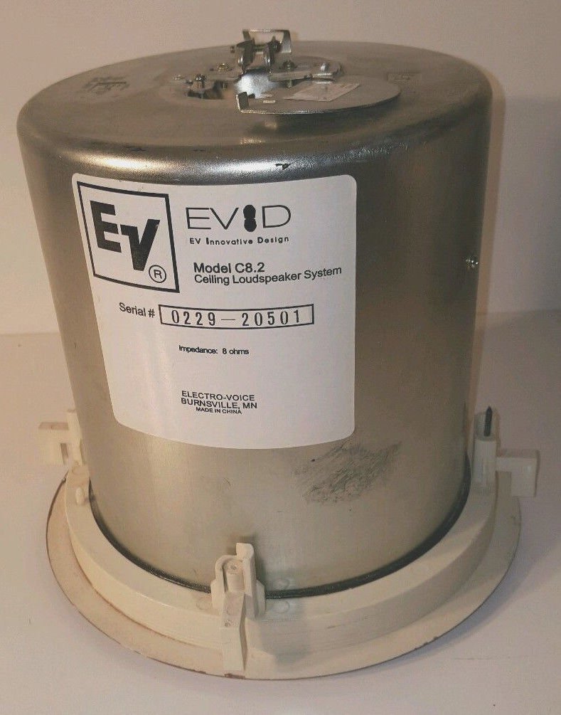 Electro-Voice EVID C8.2 -  8" 2-way Coaxial Ceiling Speaker (Single Speaker)