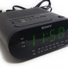 Sony Dream Machine FM AM Clock Radio Alarm Model ICF-C218 Used