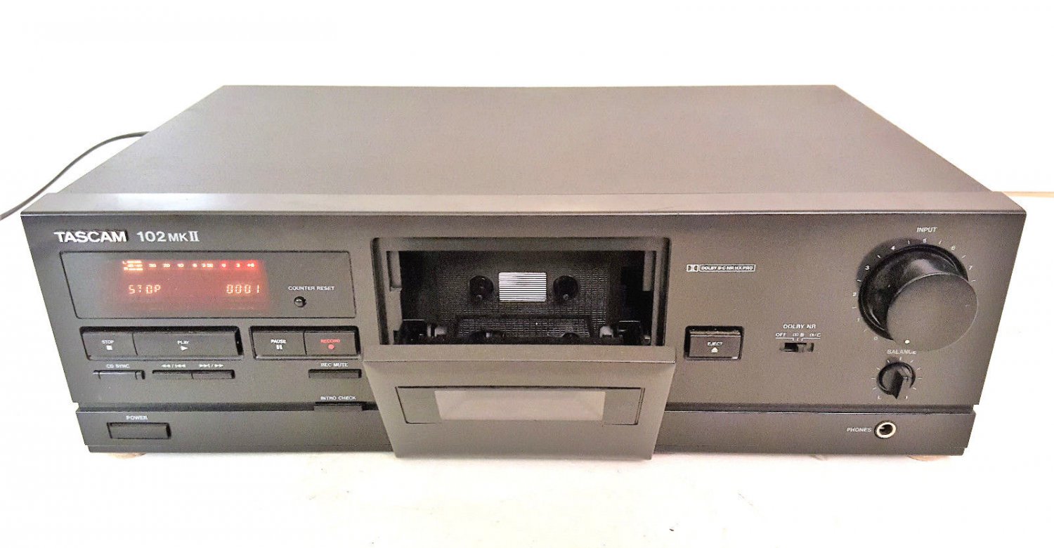 Tascam 102 MKII Master Tape Rack Mount Cassette Recorder Deck Repair