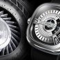 Sevenfriday M Series Silver Dial Black Rubber Automatic Mens Watch M1 M1-1