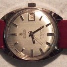 Vintage Rare Sandoz Polemaster Automatic Stell Men's Watch Pan Pie Style Dial