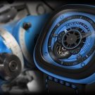 SEVENFRIDAY NEW Industrial Essence Blue Steel PVD Box/Papers/Warranty #P1-04