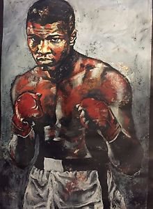 The Legend Muhammad Ali Mohammad with Stephen Holland Signed Giclee on Canvas