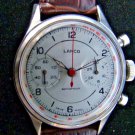 Vintage Rare LANCO MILITARY TYPE Two Register CHRONOGRAPH Circa 60s Serviced