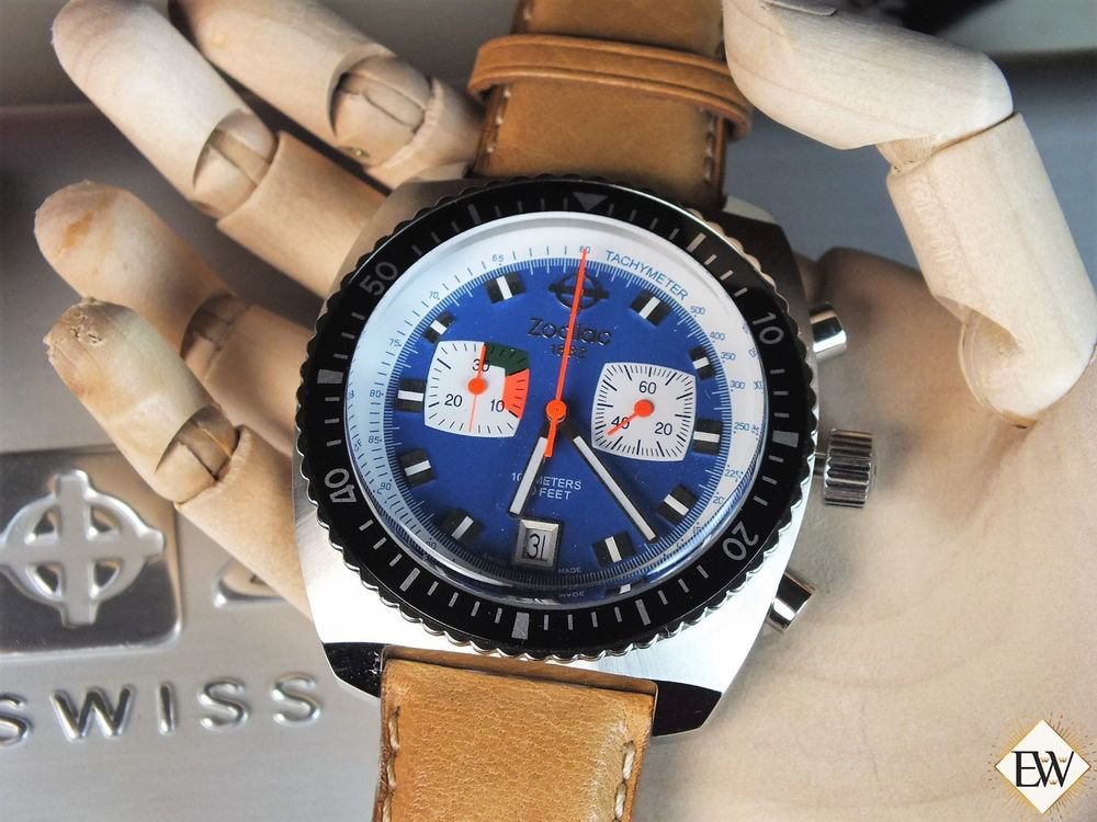 ZODIAC Limited Edition SEA DRAGON with Leather Diving WATCH ZO2213