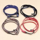 Namaste Hand Crafted Adjustable Hook Nautical Leather Miansai Styl FREE Bracelet