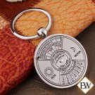 50 Years Perpetual Calendar Perpetual Key Chain Great Gift for Watch Collector