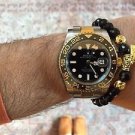 Namaste Jewelry Gold Fatima Buddah Hand Hamsa OM Yoga Evil Eye Free Bracelet