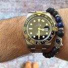Namaste Jewelry Lapis Lazuli Lava Stone Buddah Hand Hamsa Energy Free Bracelet