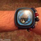 Namaste Jewelry Lapis Lazuli Lava Stone Buddah Head Hamsa Energy Free Bracelet