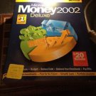 Microsoft Money 2002 Deluxe w/ Manual PC CD plan budget bills reduce debt income