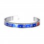 FREE Gift W/Silver SpeedoMeter Bracelet Stainless Steel Silver Bangles GMT Watch