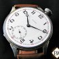 Serviced Vintage ZENITH DRIVERS Pilot Antique WWI Era Officers Large Watch