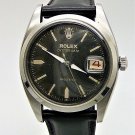 Vintage ROLEX Oyster Date Precision 6494 Rare Tropical Dial Roulette Date Watch
