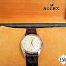 Vintage 1957 ROLEX Oyster Perpetual 6564 Watch NEW TUBE & CROWN CAL 1030 W/ Box