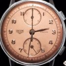 Vintage HEUER Chronograph Up Down Valjoux 92 Pre Carrera Copper Dial Watch