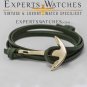 Namaste Hand Crafted Adjustable Anchor Nautical PU Leather FREE Bracelet
