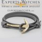 Namaste Hand Crafted Adjustable Anchor Nautical PU Leather FREE Bracelet