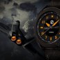 Zelos E-1D Afterburner Automatic 42mm DLC Orange Limited Edition Rare #1 of 100