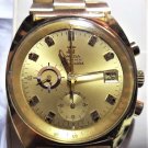 Serviced VINTAGE 1973 OMEGA SeaMaster 176.007 Cal 1040 Chronograph GOLD Watch