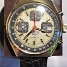 Vintage 1970s Heuer Chronograph Incabloc Watch Valujoux 7765 1589 1611 1614 Box