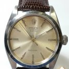 Vintage Rolex Oyster Royal Perpetual 6425 Steel Mens Watch Orig Dial Service Box