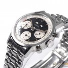 Serviced Vintage ZODIAC Triple Date Tri Compax Valjoux 72C PANDA NEWMAN Watch BX