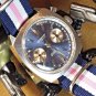 Vintage Regency Chronograph Watch Panda Diving Style 1970's Swiss Landeron 248