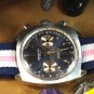 Vintage Regency Chronograph Watch Panda Diving Style 1970's Swiss Landeron 248