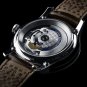 New Christopher Ward C1 Grand Malvern Jumping Hour Automatic Watch Blue dial