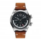 New Christopher Ward C8 UTC WorldTimer (GMT) Automatic Watch World Time 44MM Tan