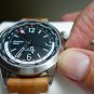 New Christopher Ward C8 UTC WorldTimer (GMT) Automatic Watch World Time 44MM Tan