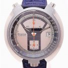 Serviced BULOVA BULLHEAD Parking Meter Chronograph Automatic Cal 12 14EFAD Watch
