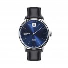 Christopher Ward C1 Grand Malvern Jumping Hour Watch Sunray Blue Automatic New
