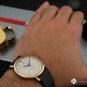 Serviced Vintage OMEGA Solid D&A Gold 14k 1950's Cal 520 Watch S-6586 Split Case
