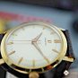 Serviced Vintage OMEGA Solid D&A Gold 14k 1950's Cal 520 Watch S-6586 Split Case