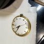 Serviced Vintage OMEGA Solid D&A Gold 14k 1950's Cal 520 Watch S-6586 Split Case