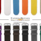 Vintage Style 18mm 20mm Perlon Watch Strap Braided Nylon Band Colors Super EW