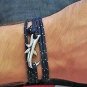 Namaste Hand Crafted Adjustable Rope Shark Anchor Nautical Bracelet FREE Gifts