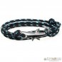 Namaste Hand Crafted Adjustable Rope Shark Anchor Nautical Bracelet FREE Gifts