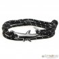 Namaste Hand Crafted Adjustable Rope Shark Anchor Nautical Bracelet FREE Gifts