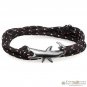Namaste Hand Crafted Adjustable Rope Shark Anchor Nautical Bracelet FREE Gifts