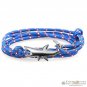 Namaste Hand Crafted Adjustable Rope Shark Anchor Nautical Bracelet FREE Gifts