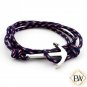 Namaste Hand Crafted Adjustable Rope Anchor Nautical Bracelet with FREE Gifts
