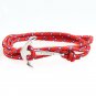Namaste Hand Crafted Adjustable Rope Anchor Nautical Bracelet with FREE Gifts